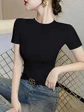 グレーの短袖Tシャツ【小高衿・夏用・フィット感あるデザイン】