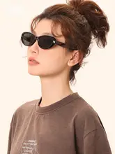 レトロな猫目サングラス【女性・偏光・UVカット・丸顔に最適】