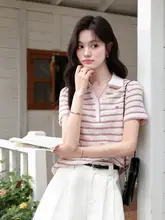 シンプルボーダーTシャツ【夏用・ショートスリーブ・トレンド】