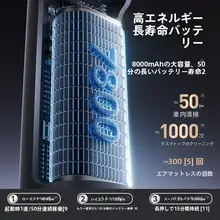 車載用ハンディクリーナー【ワイヤレス・強力吸引】