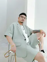 夏用カジュアルジャケット【ビッグサイズ・韓国風・フィット】