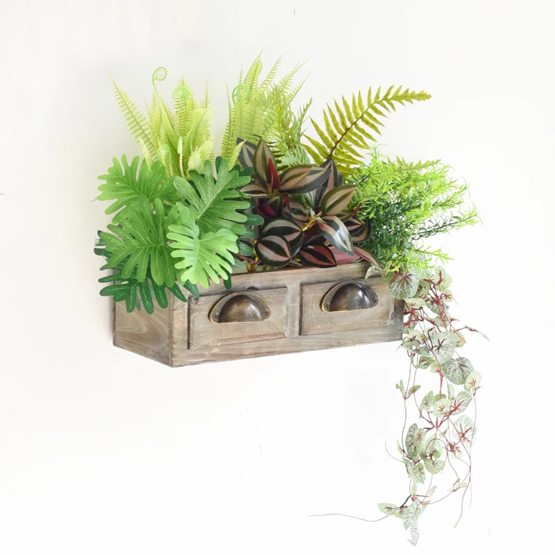 日陰でも育つ植物 屋外に適したヴィンテージ風ハンギング花盆