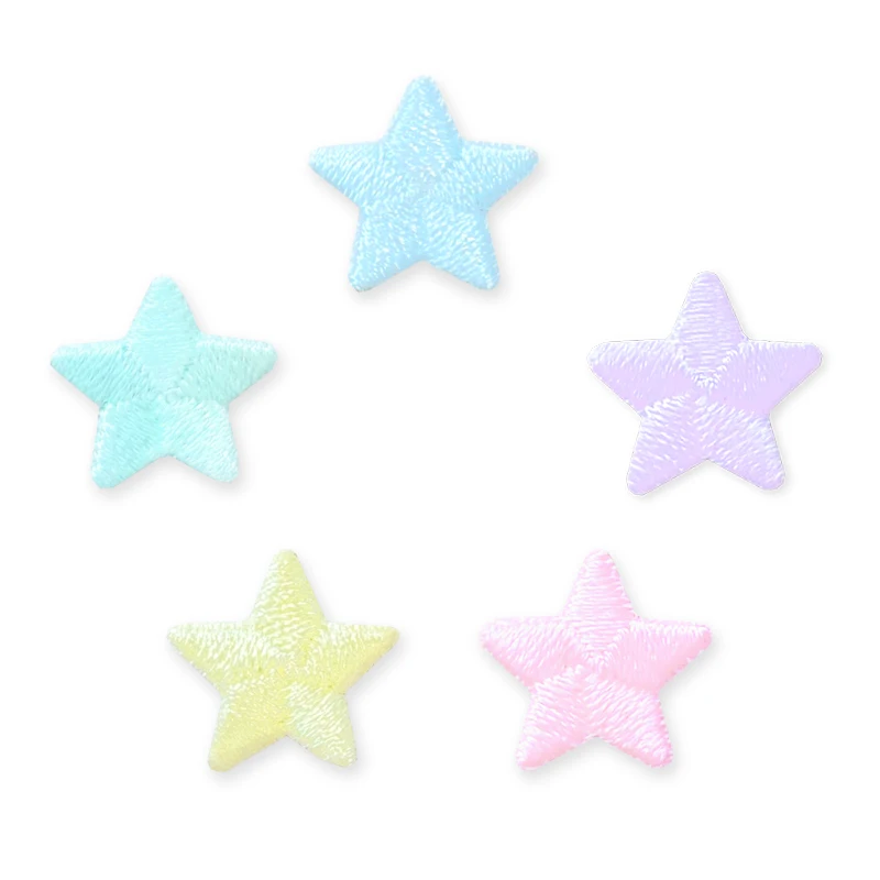 可愛い星形刺繍デコレーションシール：100均で手に入れるDIY用自粘タイプの使い方と価格