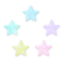 可愛い星形刺繍デコレーションシール【iPadやスマホ用・DIY・自粘タイプ】