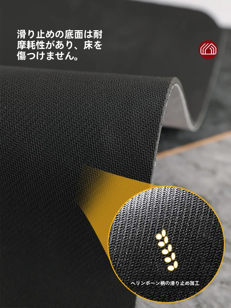 円形マットデスクチェア用滑り止め厚手：デスクワークでの安定性と長期間使用に最適な選択