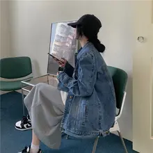 大人かわいいデザインのショートデニムジャケット【秋冬用・直角肩・大きいサイズ】