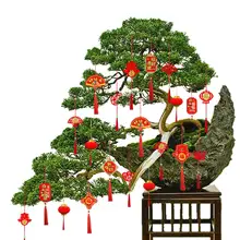 室内用防水ミニ灯篭飾り【うさぎデザイン・春節用・植絨盆景】