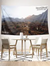 壁掛けタペストリー ゲームグッズ 実況 背景 部屋飾り インテリア マウントアンドブレード