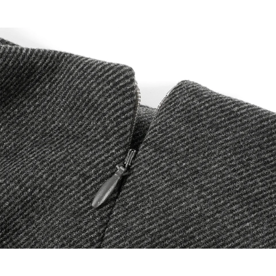 高級感のあるウールタイトスカート【Aライン・ハイウエスト・秋冬用】（セットアップ対応）
