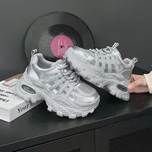 小柄向け 厚底ダディシューズ【通気性メッシュ・夏用・アウトドアスポーツ】