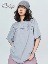 ストリートスタイルのヒップホップTシャツ【ショルダーストーム・半袖】