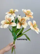 PU製 テクスチャー仕上げのブローニー チューリップ造花【室内飾り・油絵風花束】