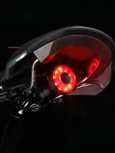 自動感知機能付き サイクリング用リアライト【夜間走行・多彩な点滅モード】