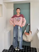 配色デザイン 長袖Tシャツ【カジュアルスタイル・快適な着心地】