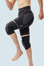室内スキー用プロテクター【男女兼用・臀部＆膝保護・滑り止め加工】
