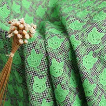 猫刺繍のツイード風生地【秋冬向け・暖色系・ペンケース用】