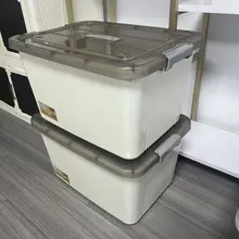 大容量収納ボックス【キャスター付き・衣類・おもちゃ・小物整理用】