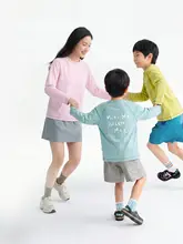 快適な着心地！子供用長袖Tシャツ【クールマックス・速乾・紫外線防止】