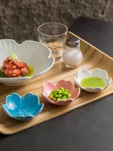 高品質な日本式陶器の小皿【創意的な調味料＆醤油皿・家庭用・食卓を彩る】