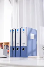 ファイルボックス A4 厚手 PP 面ファスナー 自立 オフィス用 事務用 書類整理