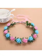 花冠付きヘアアクセサリー【幼稚園行事・撮影用・旅行用】