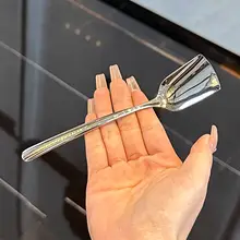 316ステンレス製 子供用スプーン【ショートハンドル・デザート・アイスクリーム用】