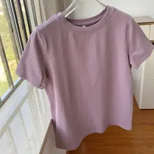 優れた通気性と柔らかさ！白Tシャツ【マットな肌触り・短袖・ラウンドネック・ゆったりシルエット・カジュアル】