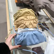 真皮製 クラウドバッグ【斜め掛け・手提げ・ソフトなルーズデザイン】（セットアップ対応）