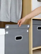 蓋付き収納ボックス【折りたたみ可能・布製・衣類整理用・引き出し型・車用】