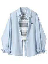 CIVICERA ファッション スイート エイジ リダクション カジュアル シャツ