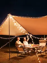 SingleLady アウトドアキャンプ用充電式LEDテントランプ【雰囲気づくり・長時間のバッテリーライフ・吊るし用】