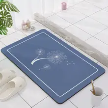 速乾性！吸水防滑バスルームマット【ソフト素材・小型・トイレ用】