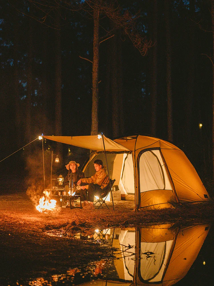 Naturehike キャンプテント 一室一厅 軽量防雨防晒 2人用アウトドアテント