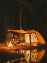 Naturehike キャンプテント 一室一厅 アウトドア折りたたみ 軽量 防雨防晒