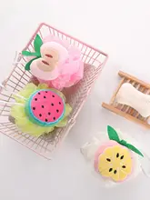キッズ用可愛い入浴ボール【カートゥーンフルーツ・動物頭デザイン】