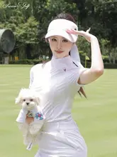 SWAN LOVE GOLF 高品質 ゴルフ用 レディース 空頂キャップ【UVカット・シンプルデザイン】