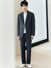 フィット メンズジャケット【韓国風・上品なデザイン・通勤対応】（セットアップ対応）
