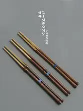 JOJO'S L. PD. 竹製滑り止め家庭用箸【実竹・竹節デザイン・2膳セット】