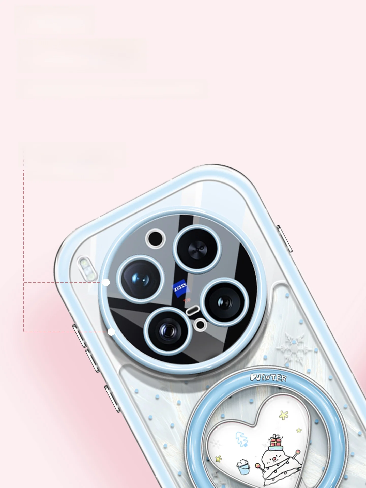 羽纱奶油壳磁吸支架：vivoスマホ向け360度回転ケースの実用性と保護性能