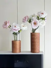 高級な造花 油彩風デザインの peonyとしゃくやく【商用インテリア装飾用】