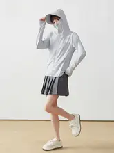 BD レディース 夏用 薄手 UVカット アウトドア用 フード付きカーディガン【通気性・軽量・スポーツ】