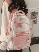 多層デザインの学生用リュックサック【シンプルで万能・女子向け】