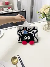 デスク用 抽出式ティッシュボックス【家庭用・布製・車載対応】