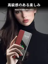 Redmi Note 13 Pro対応 フリップカバー式 スマート休眠ケース【合皮・レンズ全包・防落】