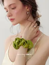 真丝ヘアゴム【中号・桑蚕丝製・新作】