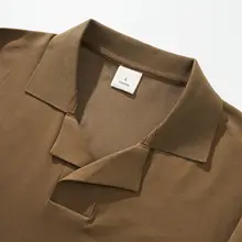 極上の柔らかさ！アイスシルク素材の半袖ポロシャツ【メンズ・ドライ機能・翻領】