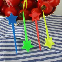 使い捨て透明プラスチック製フルーツフォーク【フルーツケーキ用・個包装】