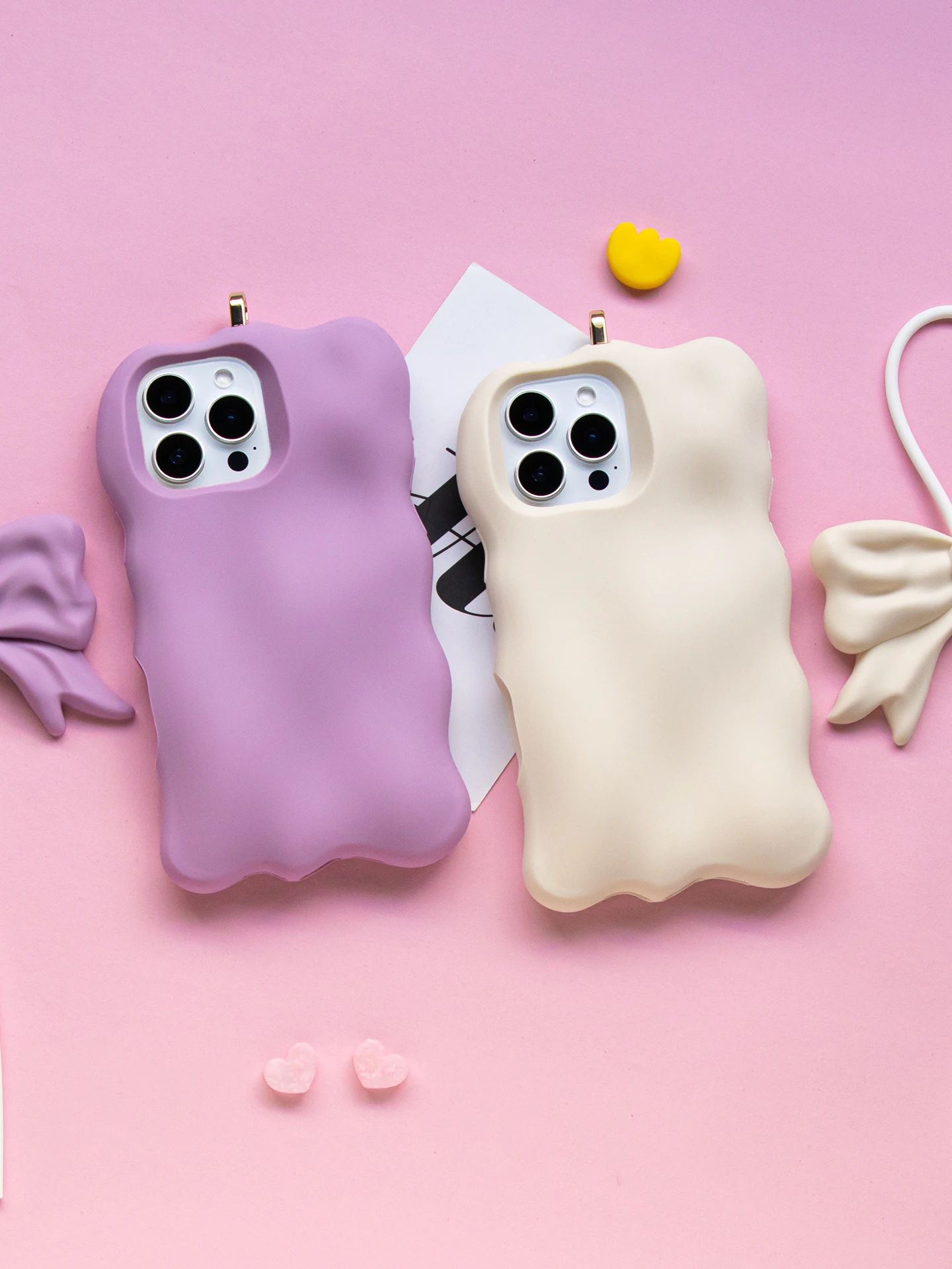 マカロン風夜光シリコーンケース：Apple iPhone 16 Pro Max向けの個性と保護の両立