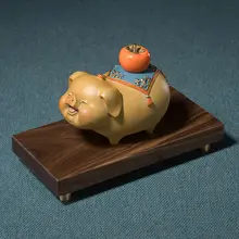 ブラックウォールナット 木製台座 工芸品 ディスプレイ用 四角形 無垢材