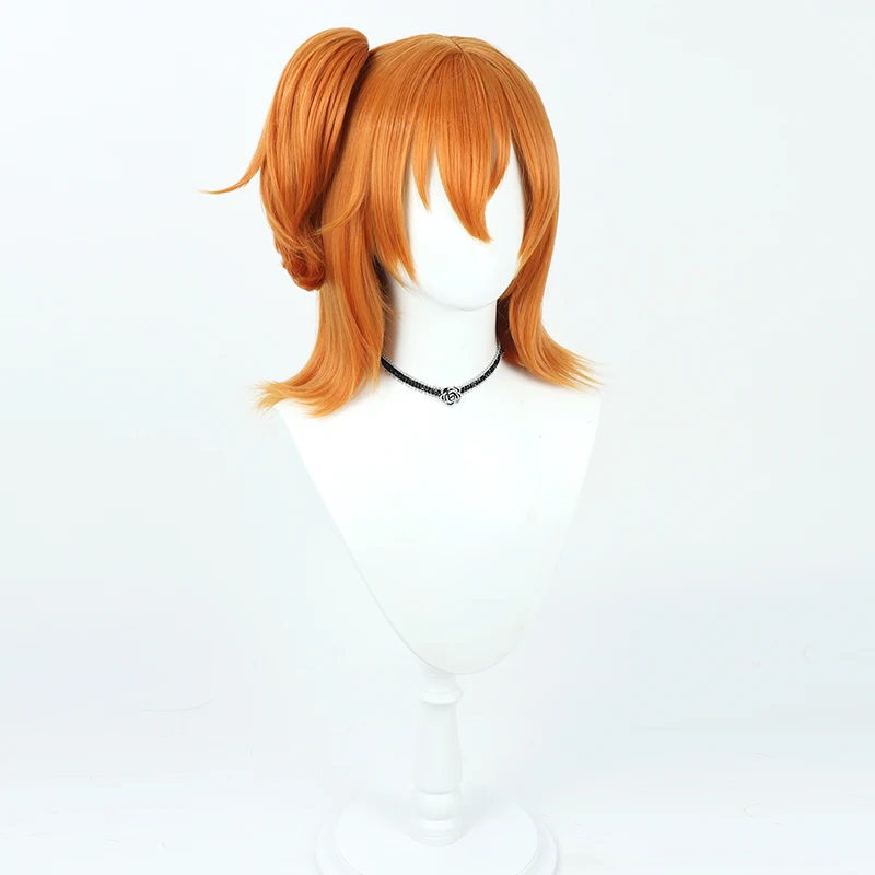 高坂穂乃果のオレンジ色ウィッグ：BABYMETALファンのコスプレに最適なキャラクターウィッグ